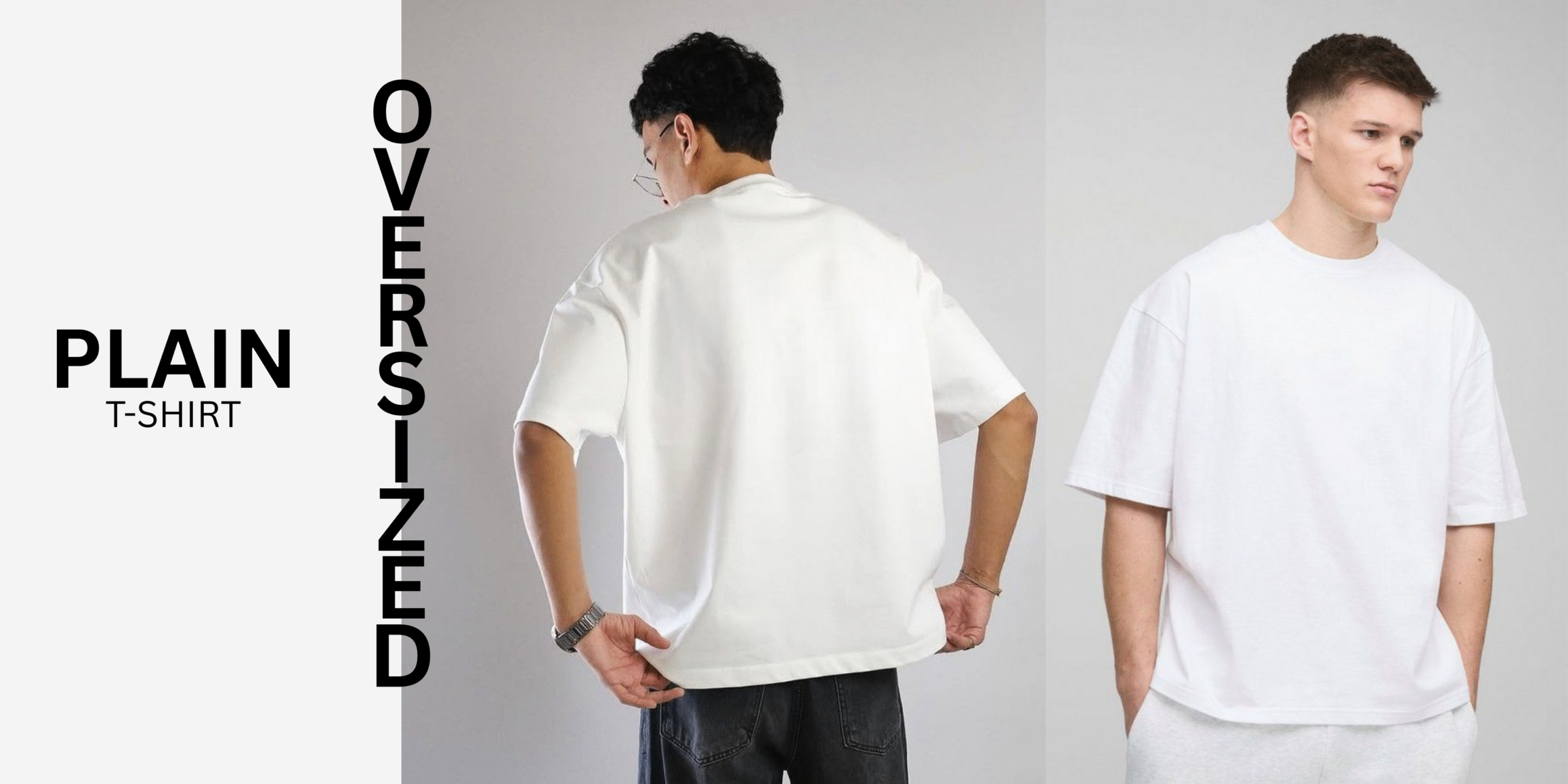 Oversized Plain T-Shirts